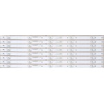BLAUPUNKT BP5000AU9000 LED STRIPS (1 SET OF 8)